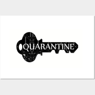 quarantine time corona virus Posters and Art